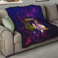 Cook Islands Quilt Whale Hibiscus Polynesian