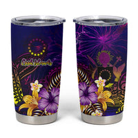 Cook Islands Tumbler Cup Whale Hibiscus Polynesian