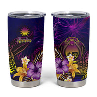 Nauru Tumbler Cup Whale Hibiscus Polynesian