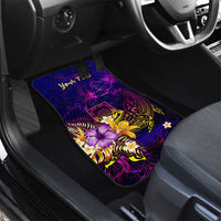 Tuvalu Car Mats Whale Hibiscus Polynesian DT02 - Polynesian Pride