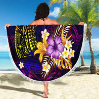 Marshall Islands Beach Blanket Whale Hibiscus Polynesian