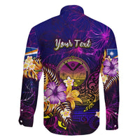 Marshall Islands Family Matching Puletasi and Hawaiian Shirt Whale Hibiscus Polynesian