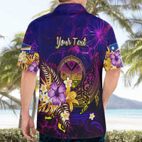 Marshall Islands Hawaiian Shirt Whale Hibiscus Polynesian