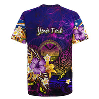 Marshall Islands Rugby Jersey Whale Hibiscus Polynesian