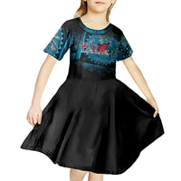 Fiji Rugby Kid Short Sleeve Dress Bring The Heat DT02 - Polynesian Pride