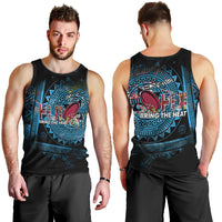 Fiji Rugby Men Tank Top Bring The Heat DT02 - Polynesian Pride