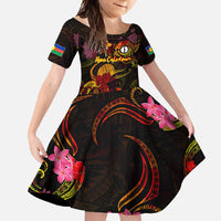 New Caledonia Family Matching Summer Maxi Dress and Hawaiian Shirt Octopus Plumeria Polynesian Tattoo