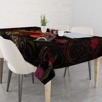 Tahiti French Polynesia Tablecloth Octopus Plumeria Polynesian Tattoo DT02 - Polynesian Pride
