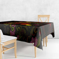 Tahiti French Polynesia Tablecloth Octopus Plumeria Polynesian Tattoo DT02 - Polynesian Pride