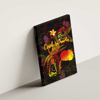 Cook Islands Canvas Wall Art Octopus Plumeria Polynesian Tattoo DT02 - Polynesian Pride