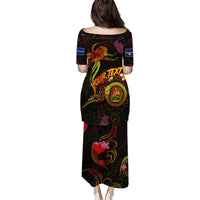 Nauru Puletasi Octopus Plumeria Polynesian Tattoo