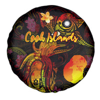 Nauru Spare Tire Cover Octopus Plumeria Polynesian Tattoo