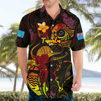 Tuvalu Hawaiian Shirt Octopus Plumeria Polynesian Tattoo DT02 - Polynesian Pride