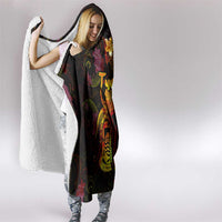 Tuvalu Hooded Blanket Octopus Plumeria Polynesian Tattoo DT02 - Polynesian Pride