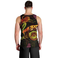 Tuvalu Men Tank Top Octopus Plumeria Polynesian Tattoo DT02 - Polynesian Pride