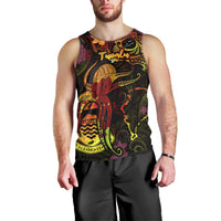 Tuvalu Men Tank Top Octopus Plumeria Polynesian Tattoo DT02 - Polynesian Pride