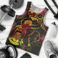 Tuvalu Men Tank Top Octopus Plumeria Polynesian Tattoo DT02 - Polynesian Pride