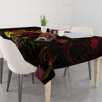 Tuvalu Tablecloth Octopus Plumeria Polynesian Tattoo DT02 - Polynesian Pride