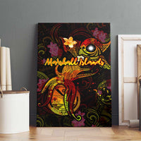 Marshall Islands Canvas Wall Art Octopus Plumeria Polynesian Tattoo
