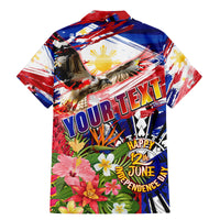 Personalized Philippines Independence Day Family Matching Mermaid Dress and Hawaiian Shirt Polynesia Filipinas Eagle Hibiscus