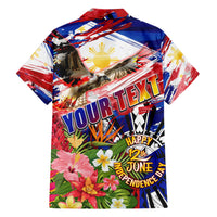 Personalized Philippines Independence Day Hawaiian Shirt Polynesia Filipinas Eagle Hibiscus DT02 - Polynesian Pride