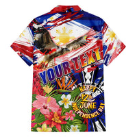 Personalized Philippines Independence Day Hawaiian Shirt Polynesia Filipinas Eagle Hibiscus DT02 - Polynesian Pride