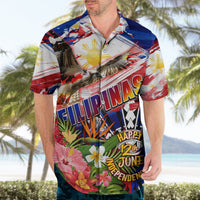 Personalized Philippines Independence Day Hawaiian Shirt Polynesia Filipinas Eagle Hibiscus DT02 - Polynesian Pride