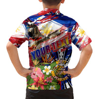 Personalized Philippines Independence Day Hawaiian Shirt Polynesia Filipinas Eagle Hibiscus DT02 - Polynesian Pride