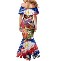 Personalized Philippines Independence Day Mermaid Dress Polynesia Filipinas Eagle Hibiscus DT02 - Polynesian Pride