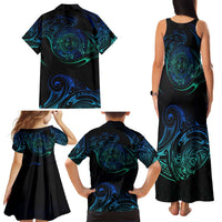 Sea Animal Polynesia Family Matching Tank Maxi Dress and Hawaiian Shirt Polynesian Pattern DT02 - Polynesian Pride