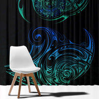 Sea Animal Polynesia Window Curtain Polynesian Pattern DT02 - Polynesian Pride