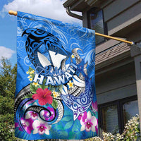 Aloha Hawaii Garden Flag Dolphins and Fish Hook Hibiscus DT02 - Polynesian Pride