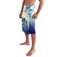 Mother And Baby Dolphins Lavalava Hawaii Hibiscus