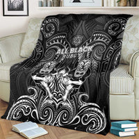 All Black Blanket New Zealand Rugby Mascot Maori