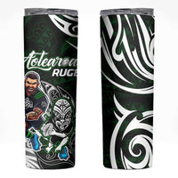 NZ Aotearoa Rugby Skinny Tumbler New Zealand Silver Fern
