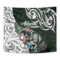 NZ Aotearoa Rugby Tapestry New Zealand Silver Fern