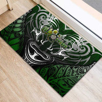 Warriors Maori Darts Rubber Doormat New Zealand Darts Silver Fern