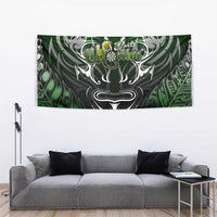 Warriors Maori Darts Tapestry New Zealand Darts Silver Fern