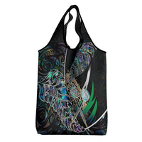 New Zealand Darts Grocery Bag NZ Paua Shell Maori Fern