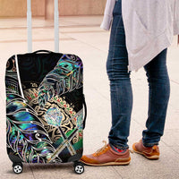 New Zealand Darts Luggage Cover NZ Paua Shell Maori Fern