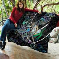 New Zealand Darts Quilt NZ Paua Shell Maori Fern