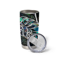 New Zealand Darts Tumbler Cup NZ Paua Shell Maori Fern