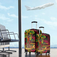 Vanuatu 45th Independence Anniversary Luggage Cover Flower Melanesian Namele Turtle DT02 - Polynesian Pride