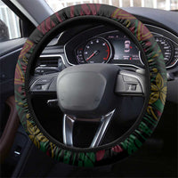 Vanuatu 45th Independence Anniversary Steering Wheel Cover Flower Melanesian Namele Turtle DT02 - Polynesian Pride