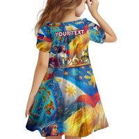 Custom The Philippines 126th Independence Anniversary Family Matching Puletasi and Hawaiian Shirt Art Style - Polynesian Pride