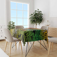 Personalized Vanuatu 45th Independence Anniversary Tablecloth Melanesian Pattern Reggae DT02 - Polynesian Pride