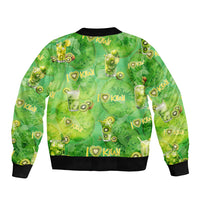 I Love Kiwi Bomber Jacket New Zealand Kiwi Fruit Summer Cocktail DT02 - Polynesian Pride