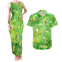 I Love Kiwi Couples Matching Tank Maxi Dress and Hawaiian Shirt New Zealand Kiwi Fruit Summer Cocktail