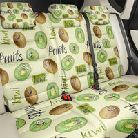 Kiwi Cute Humorous Back Car Seat Cover New Zealand Fruit DT02 - Polynesian Pride