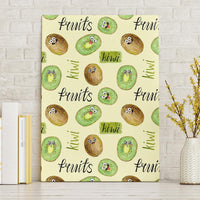 Kiwi Cute Humorous Canvas Wall Art New Zealand Fruit DT02 Without Frame Yellow - Polynesian Pride